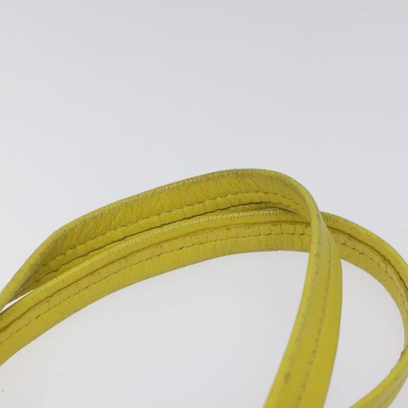 CELINE Hand Bag Leather Yellow - Picture 8 of 12